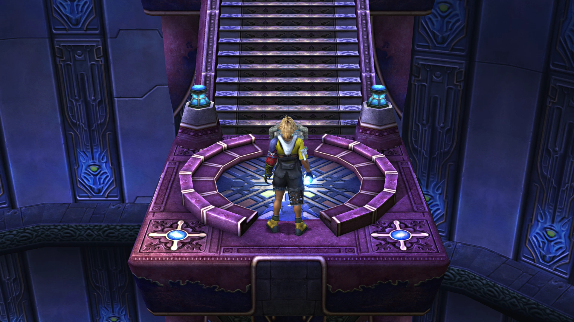 Collecting the HP Sphere from the treasure chest