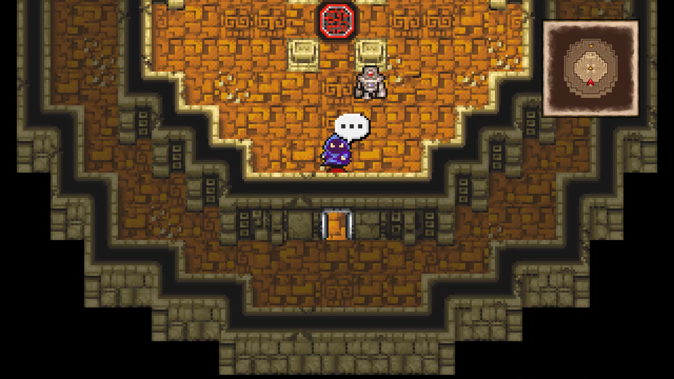 The Blue Dragon guards the teleporter in the Mirage Tower