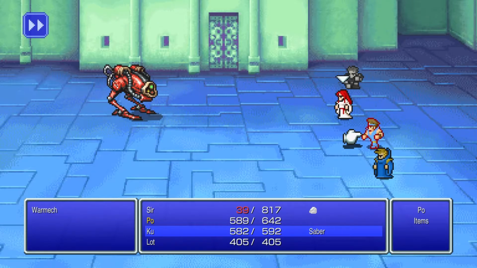 The party unleashes its strongest abilities against Warmech