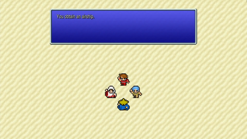 The Airship rising from Lykion Desert