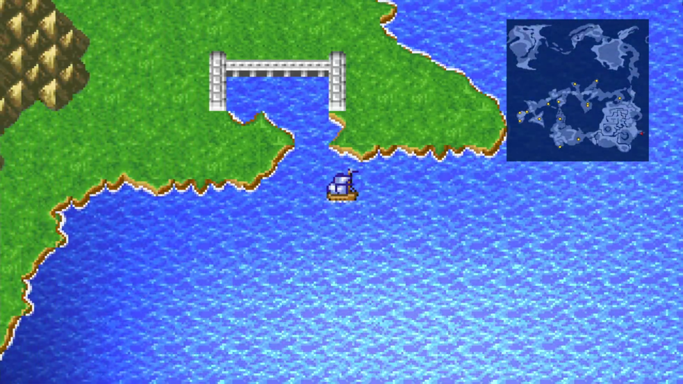 Sailing southwest from Melmond to Crescent Lake