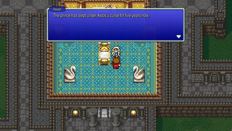 The Elven Castle with the sleeping Elf Prince