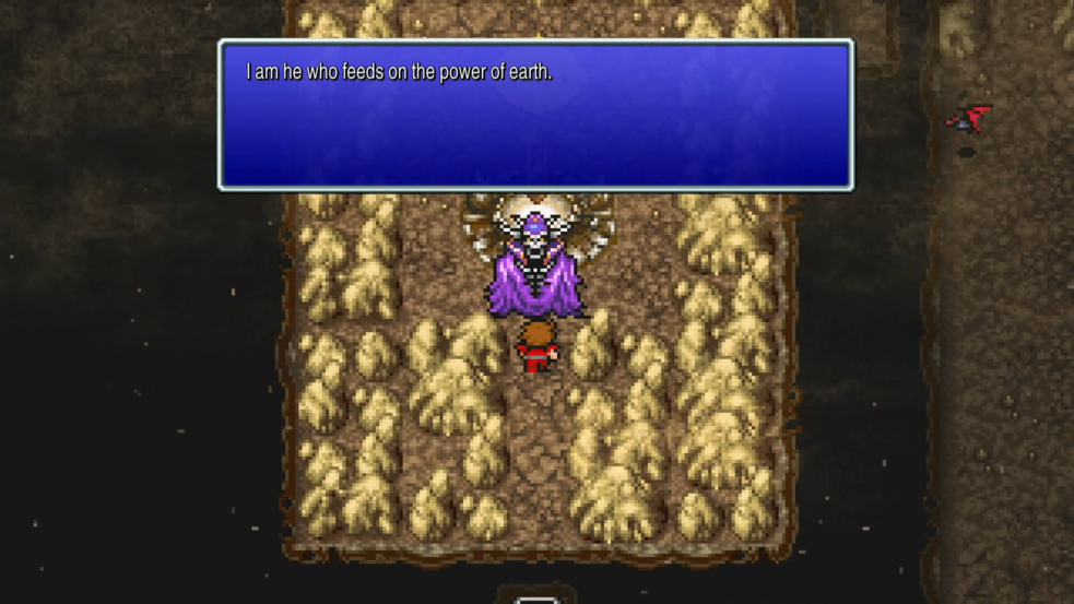 Lich guarding the Earth Crystal