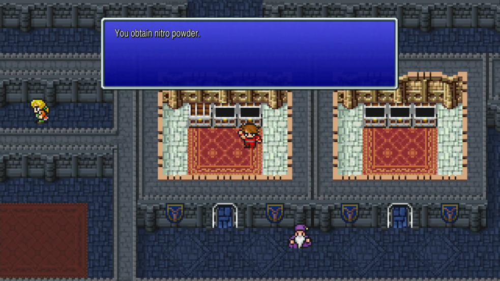 Picking up the Nitro Powder from Cornelia Castle