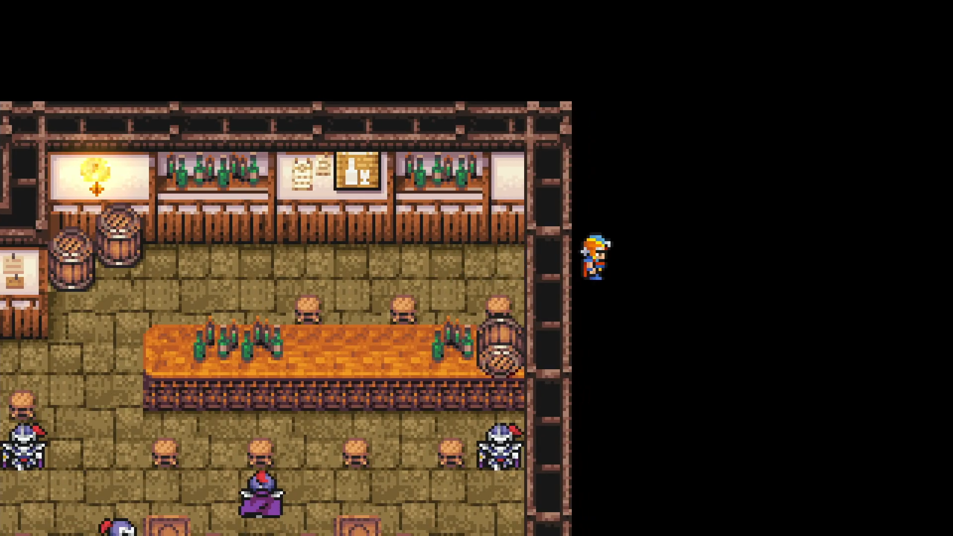 Secret passage behind Fynn's pub leading to the hidden room