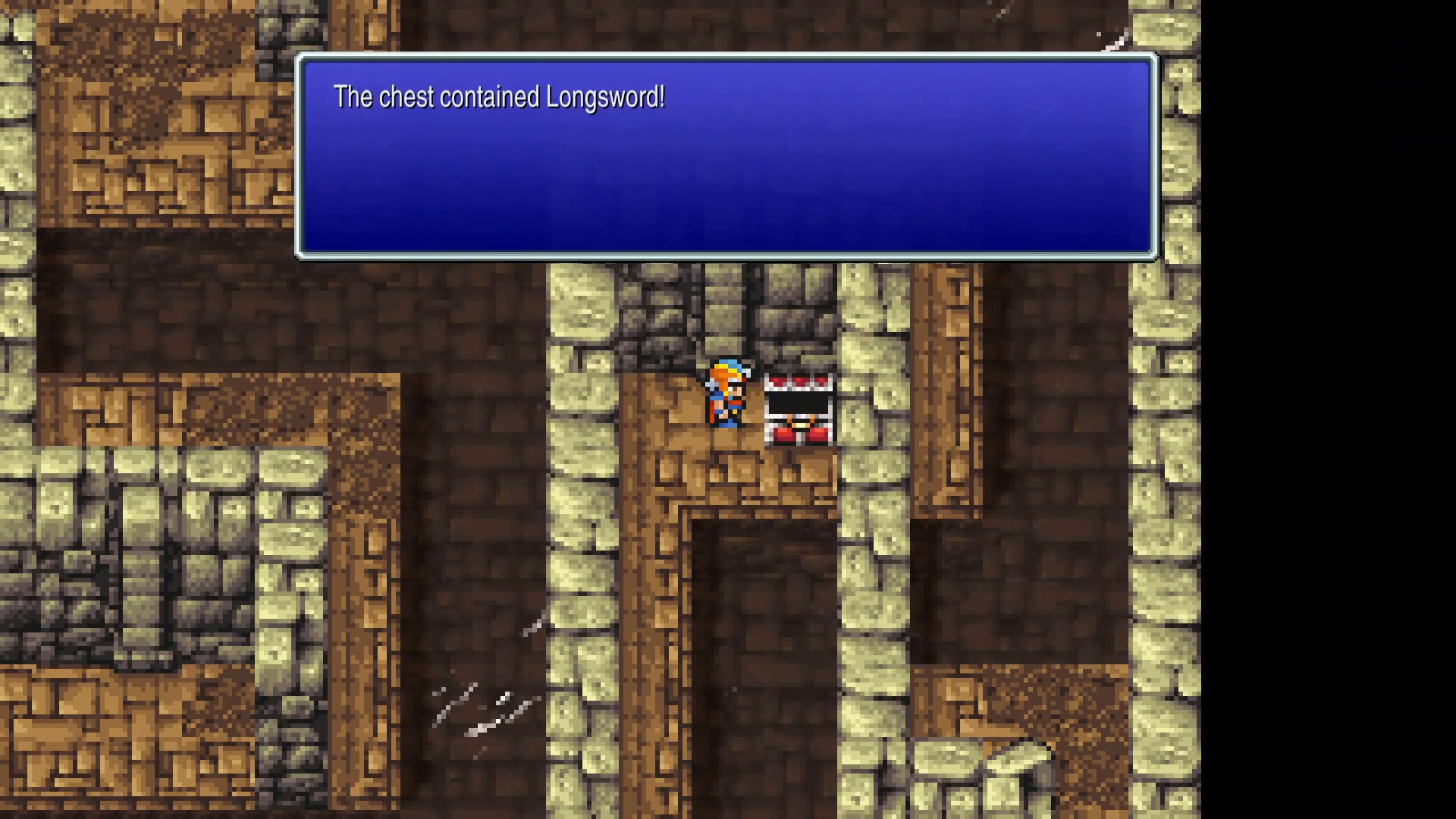 Chest 1 location on B1 - Longsword