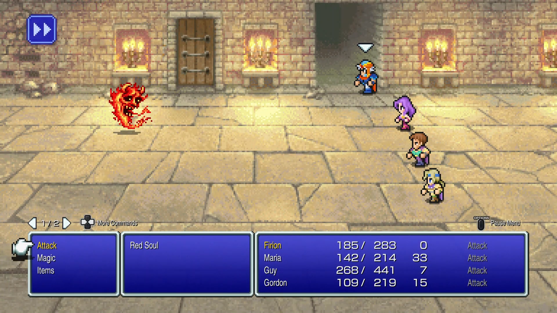 Battle against Red Soul