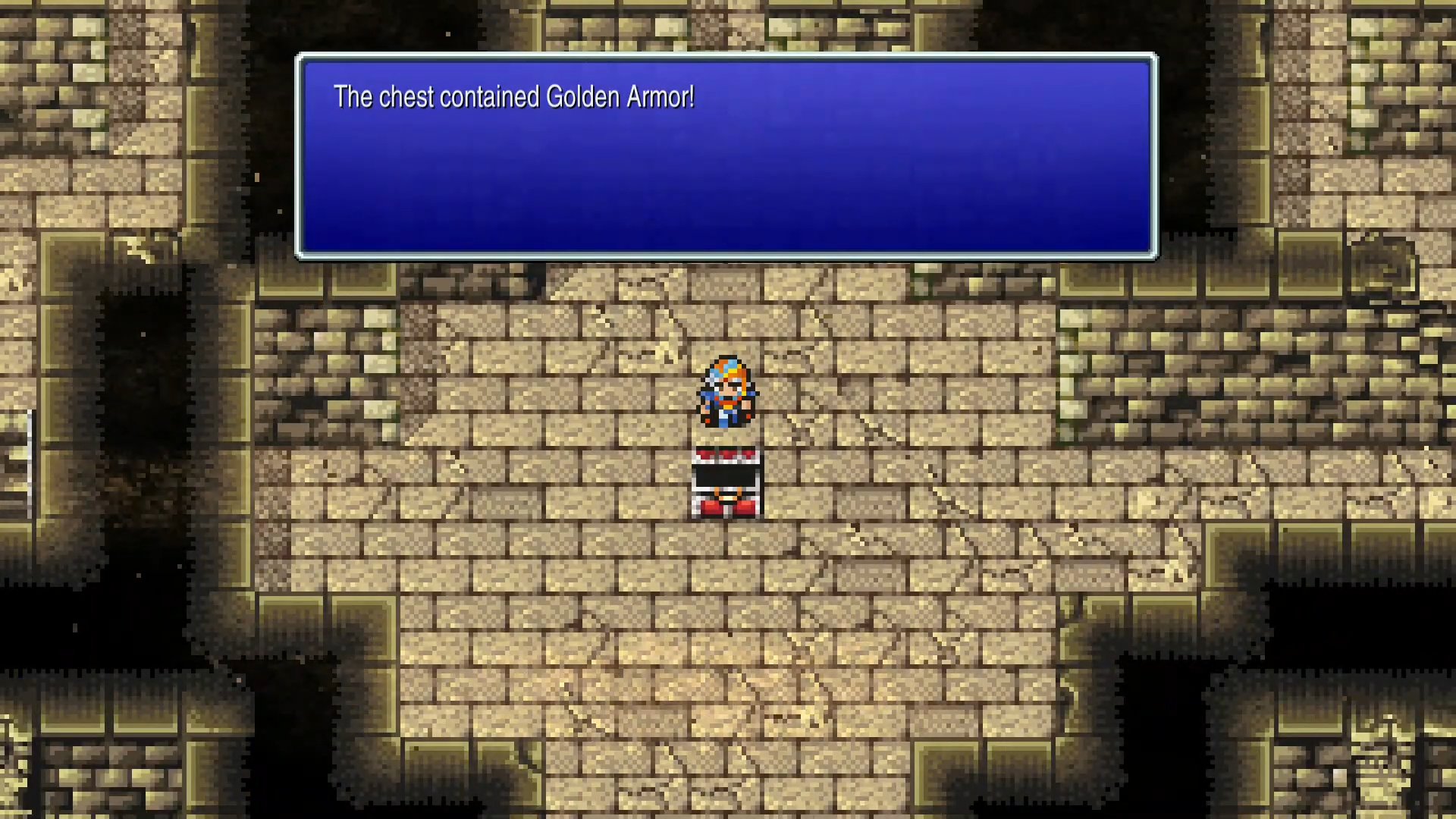 Chest 10 location on 5F - Golden Armor (monster chest)