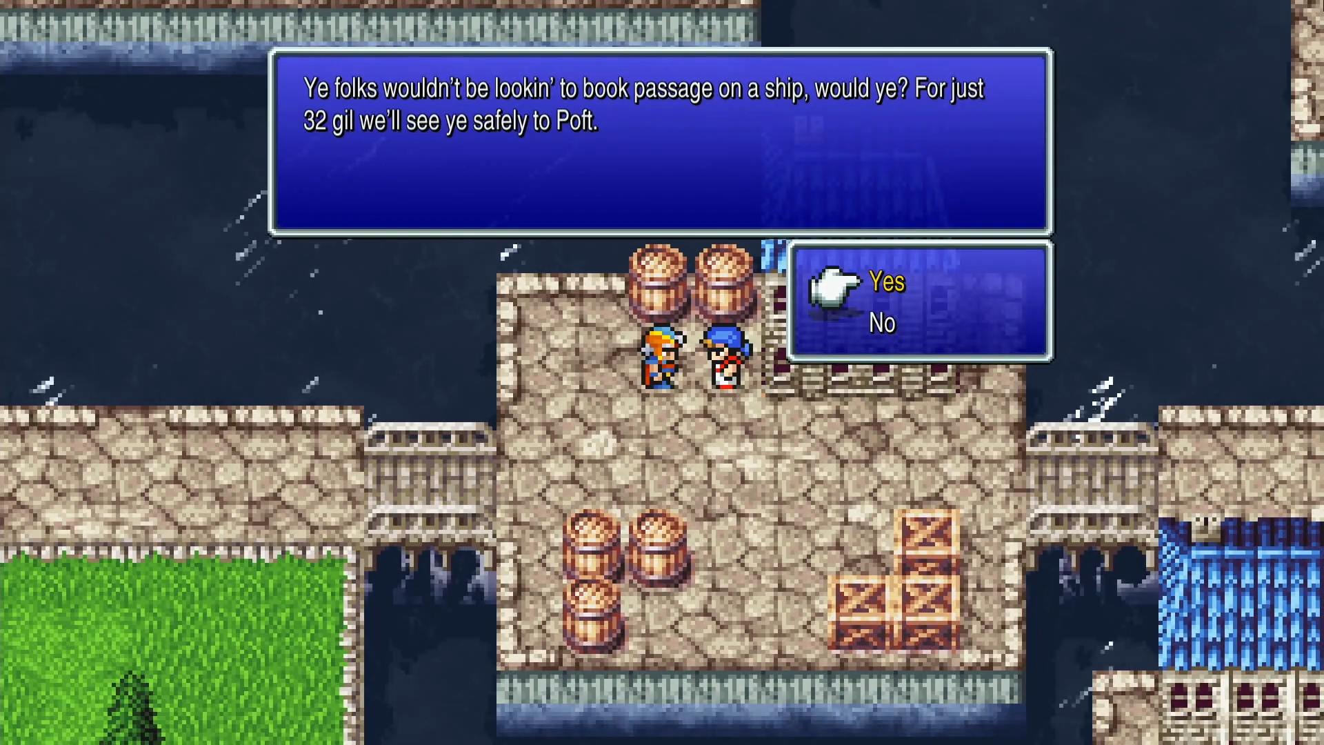 The pirate in Paloom who offers ship passage