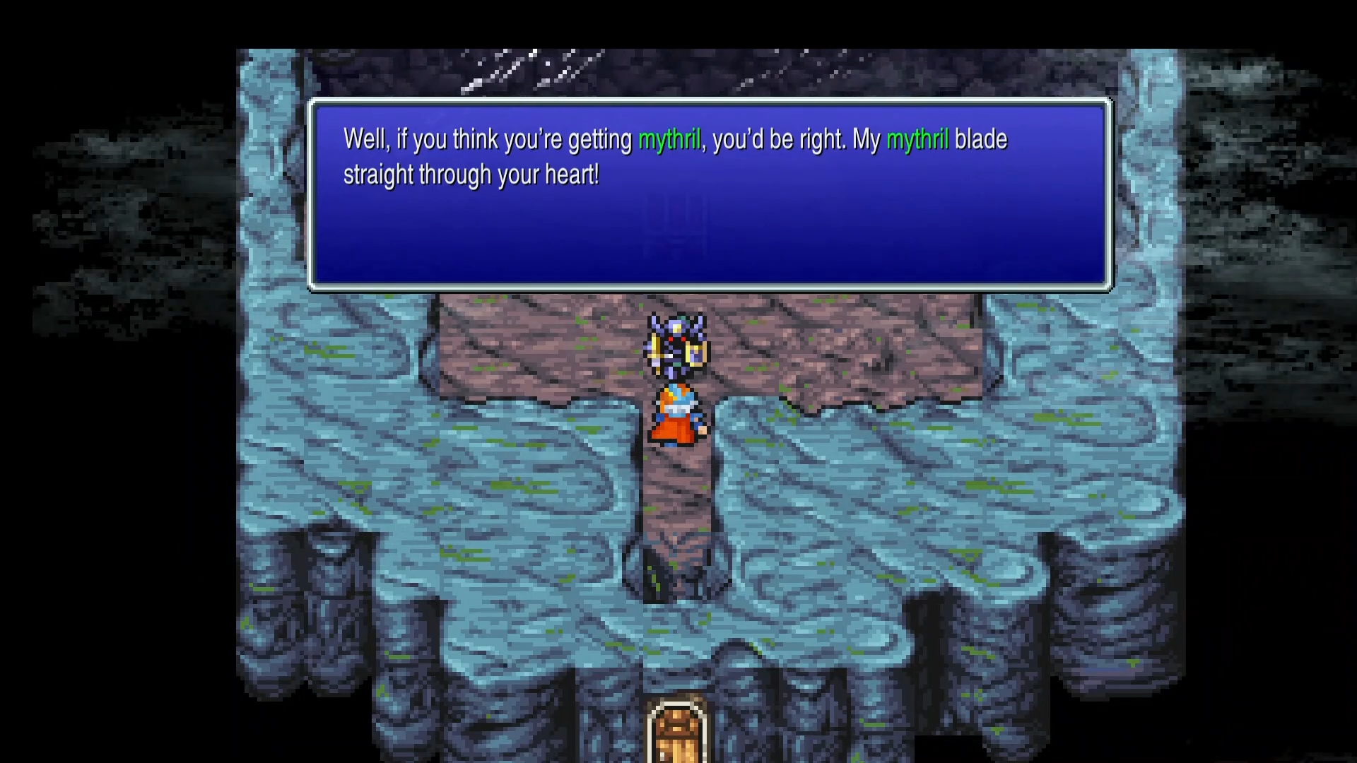 Sergeant boss guarding the Mythril