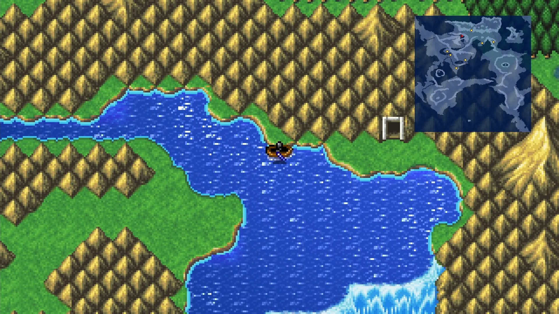 Route from Salamand to Semitt Falls via the river