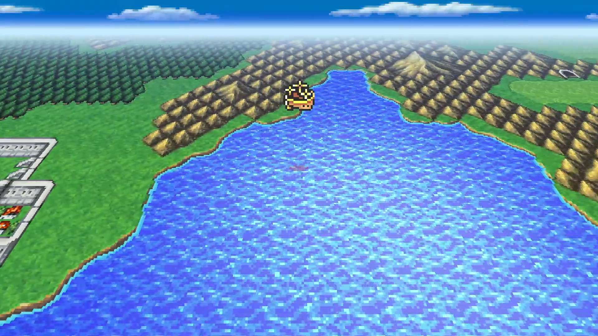 Flying to Kashuan via Cid's airship